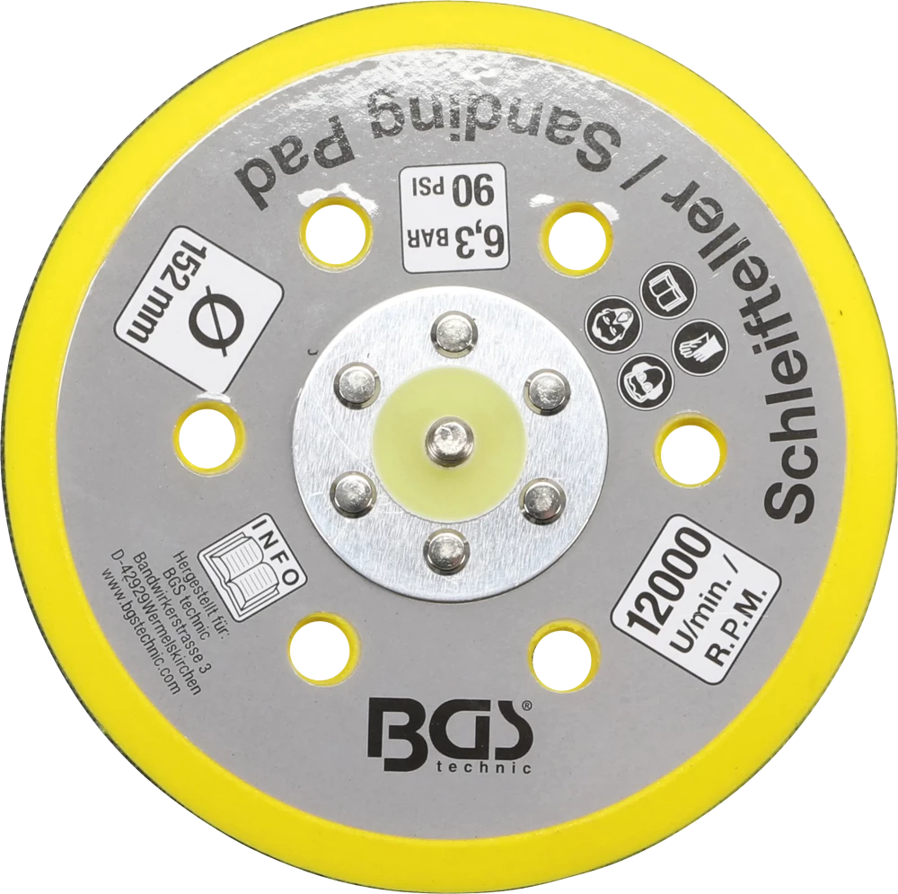 Klett-Teller für Art. 3290, 8688, Ø 152 mm