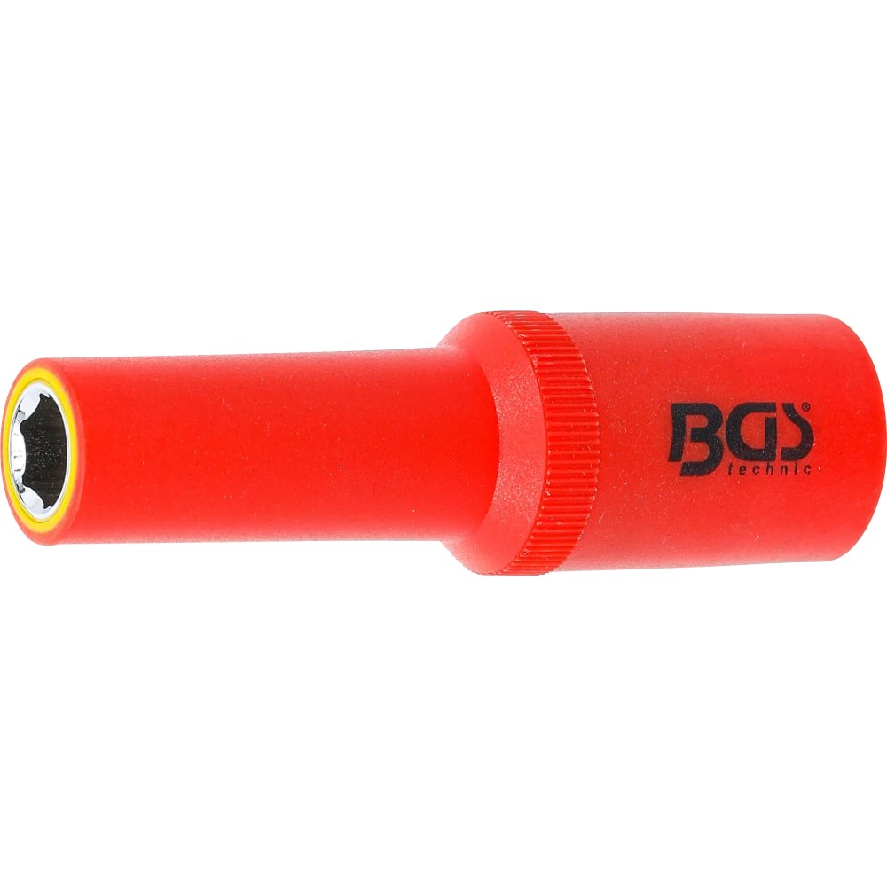 VDE-Steckschlüssel-Einsatz Sechskant, Antrieb Innenvierkant 12,5 mm (1/2"), SW 10 mm