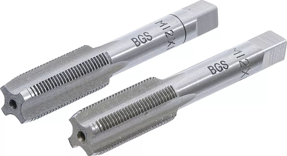 Gewindebohrer, Vor- und Fertigschneider, M12 x 1,0 mm, 2-tlg.