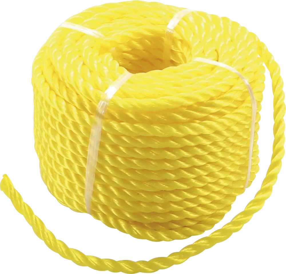 Kunststoff-Seil / Allzweckseil, 6 mm x 20 m, gelb