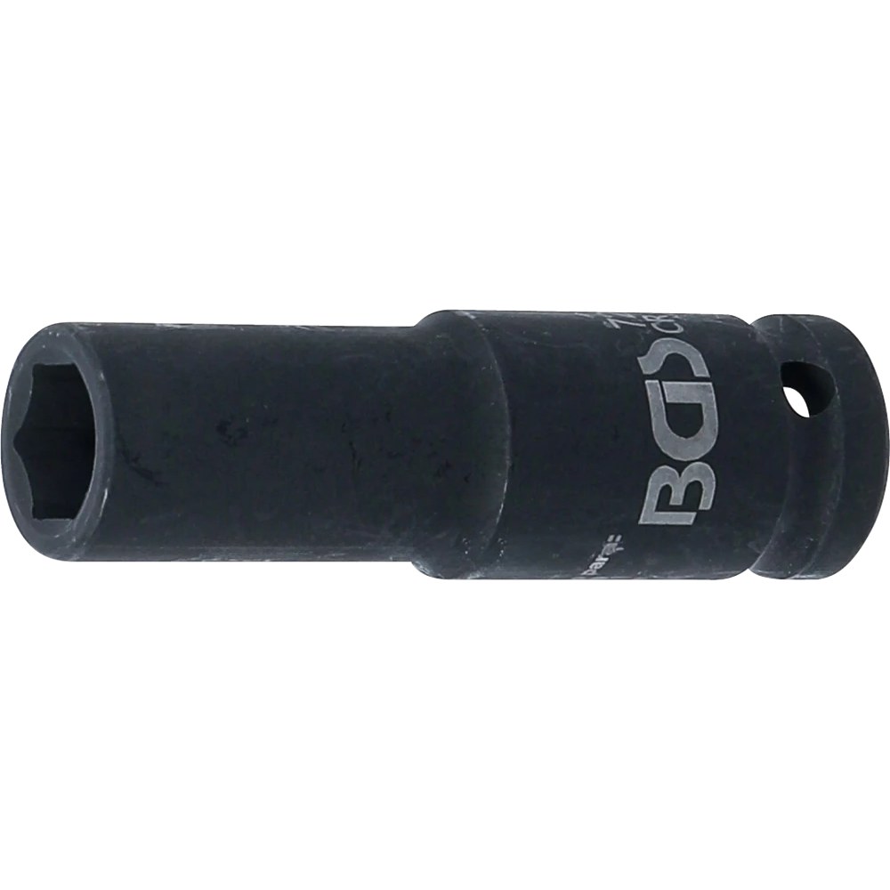 Kraft-Steckschlüssel-Einsatz Sechskant, tief, Antrieb Innenvierkant 12,5 mm (1/2"), SW 13 mm