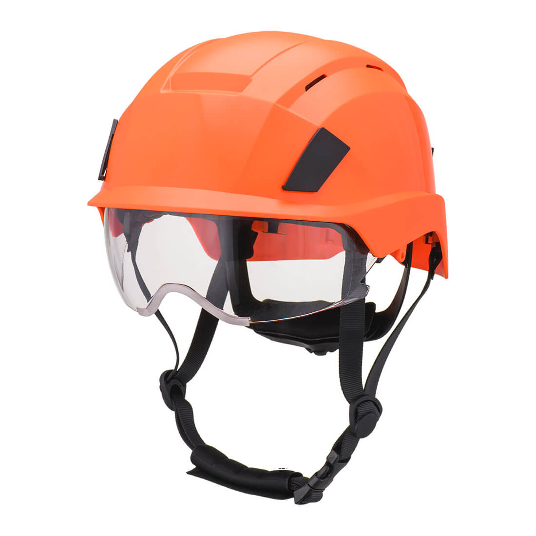 Schutzhelm mit integriertem Visier