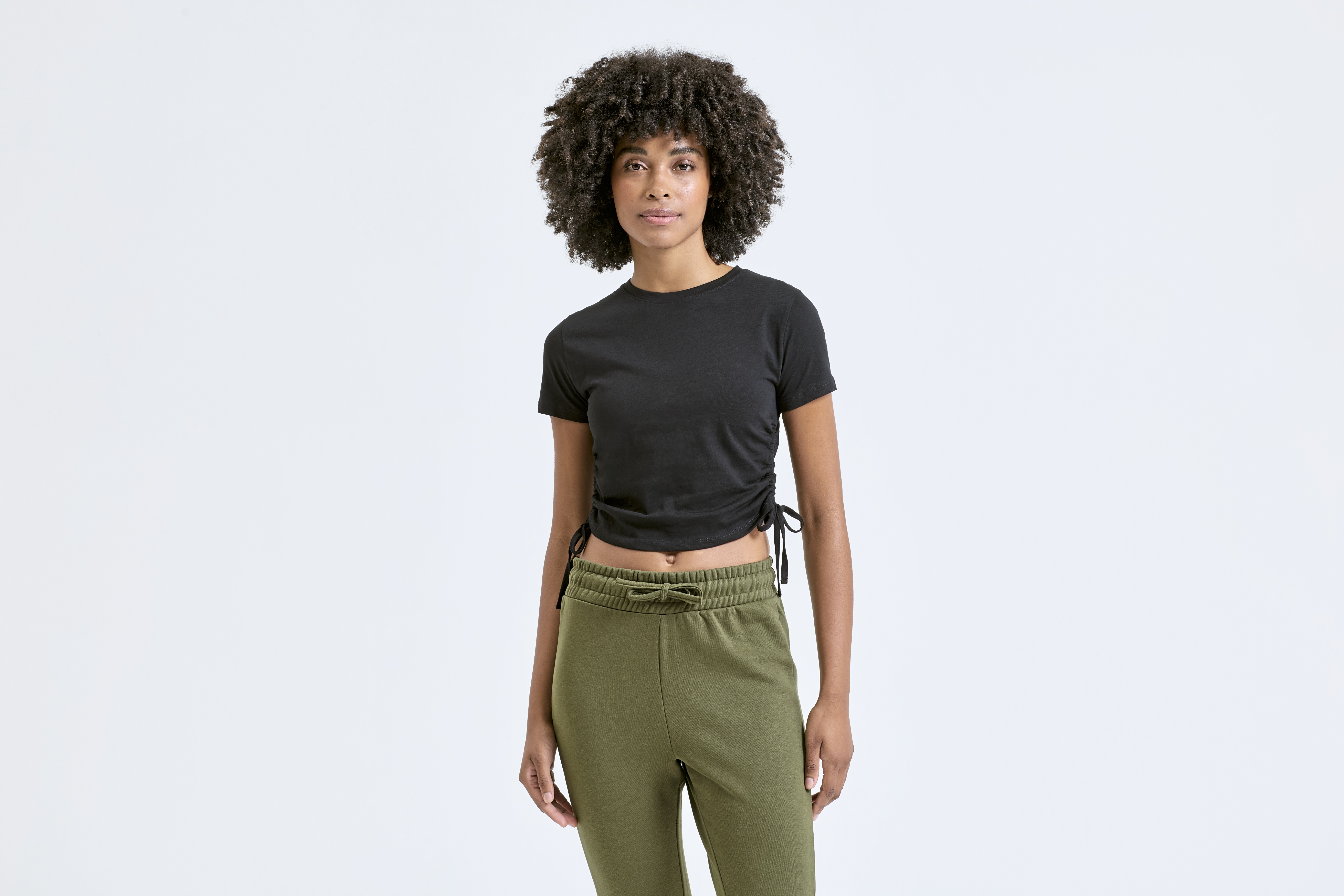 T-Shirt – Women´s Ruched Crop Top