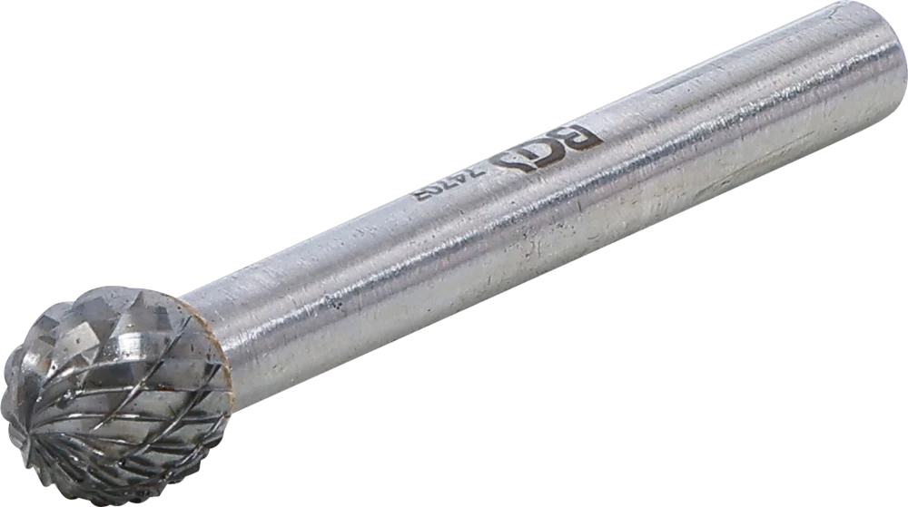 HSS-Frässtift, Kugelform, 55 mm