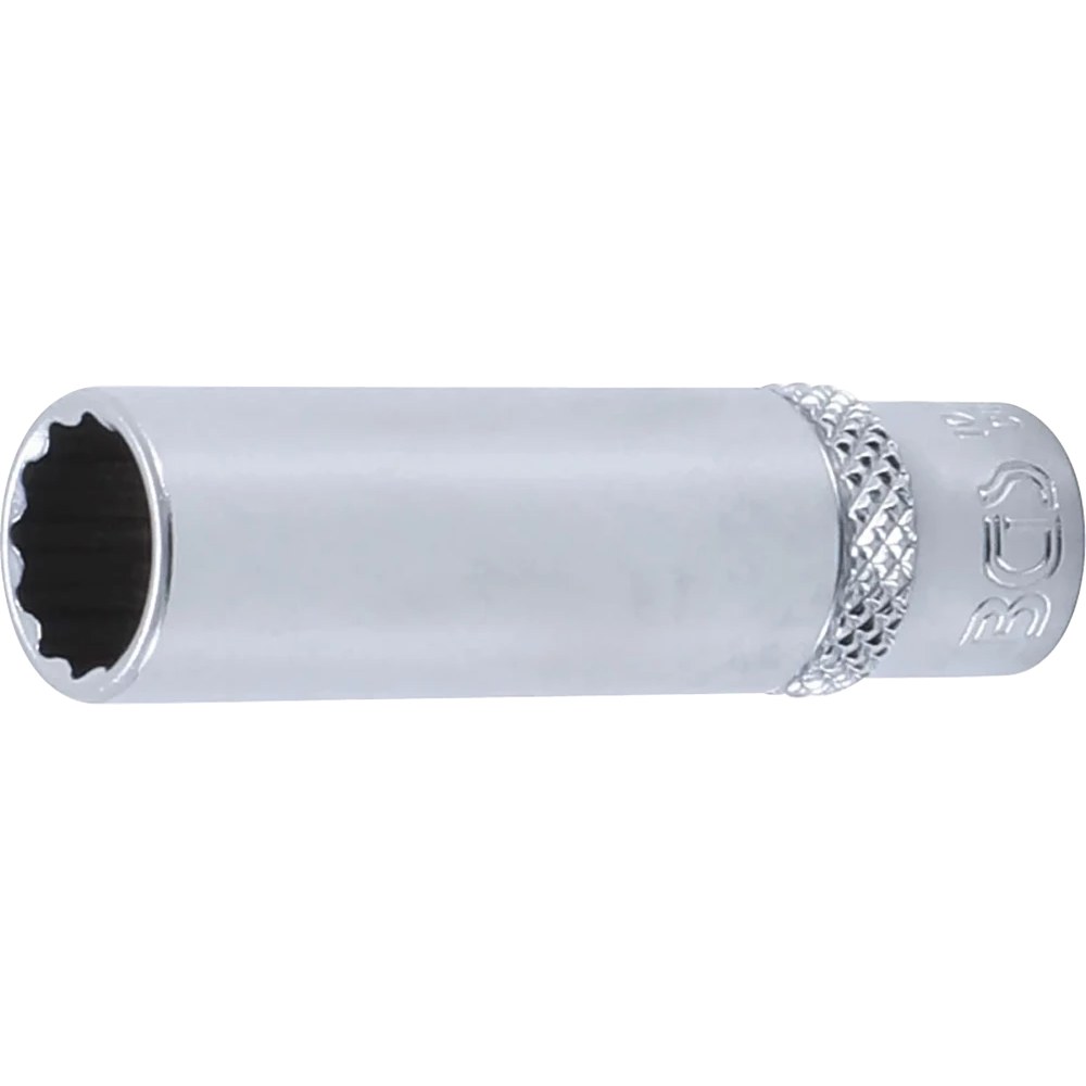 Steckschlüssel-Einsatz Zwölfkant, tief, Antrieb Innenvierkant 6,3 mm (1/4"), SW 10 mm