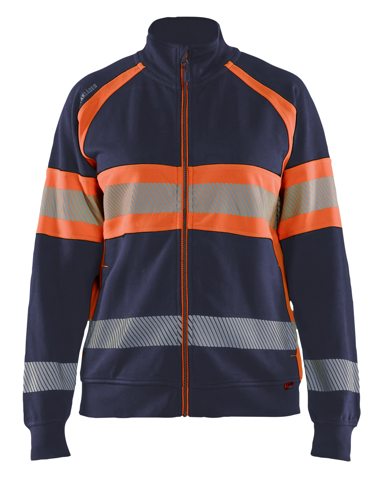 Damen High Vis Sweatjacke