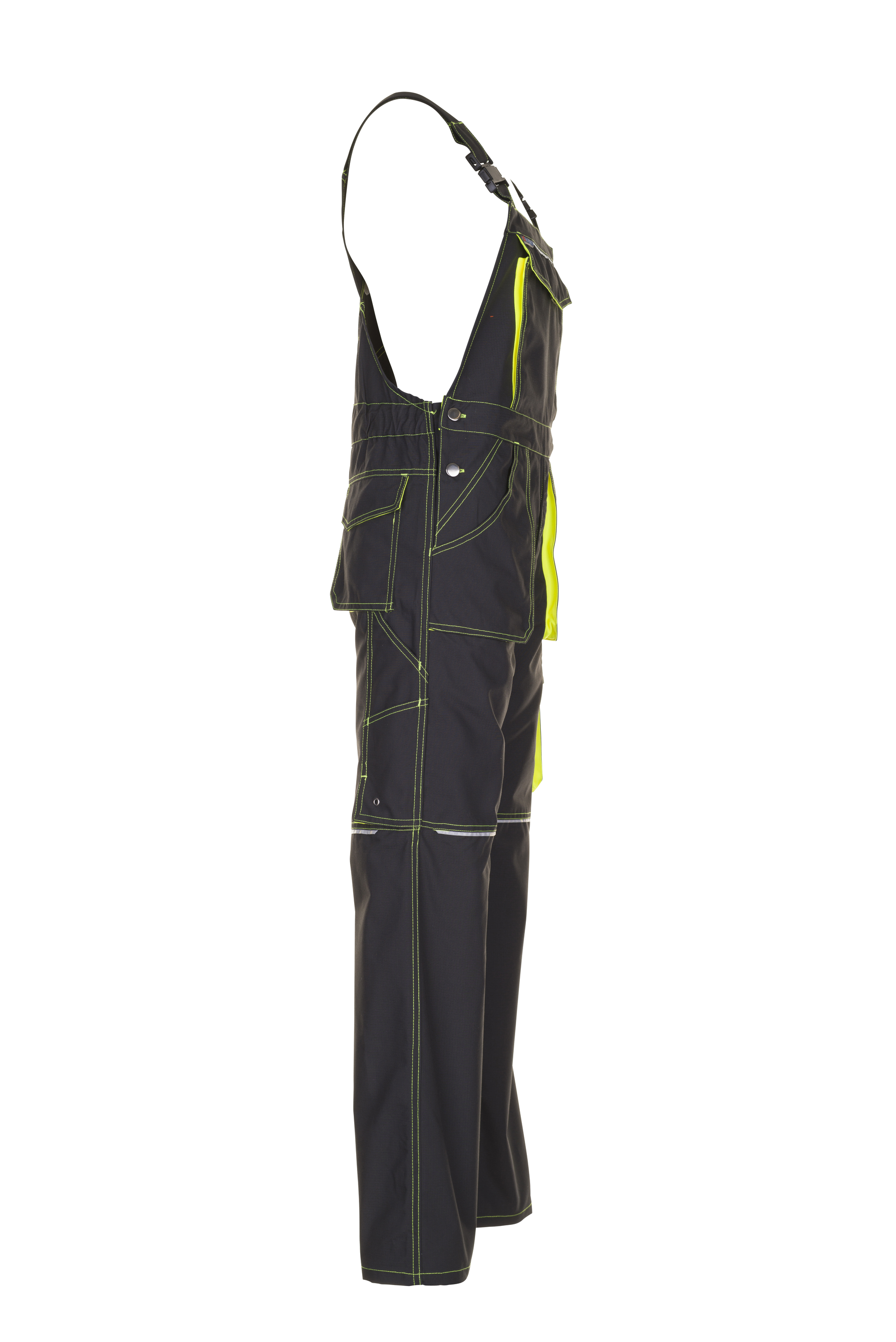 PLANAM Latzhose Basalt Neon