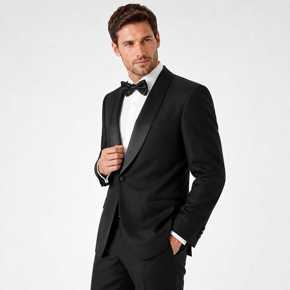 Herren Smokingjacke schwarz
