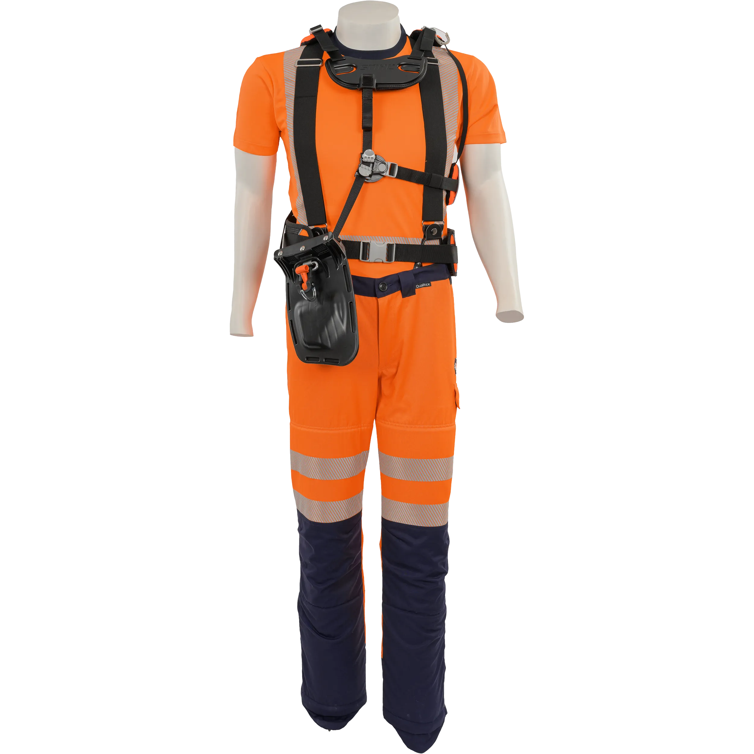 Tencel/Sorona Freischneiderhose "Allround-Warnschutz" mit Prall- & Zeckenschutz