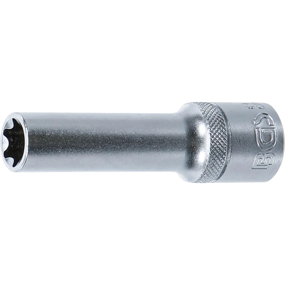 Steckschlüssel-Einsatz E-Profil, tief, Antrieb Innenvierkant 12,5 mm (1/2"), SW E14