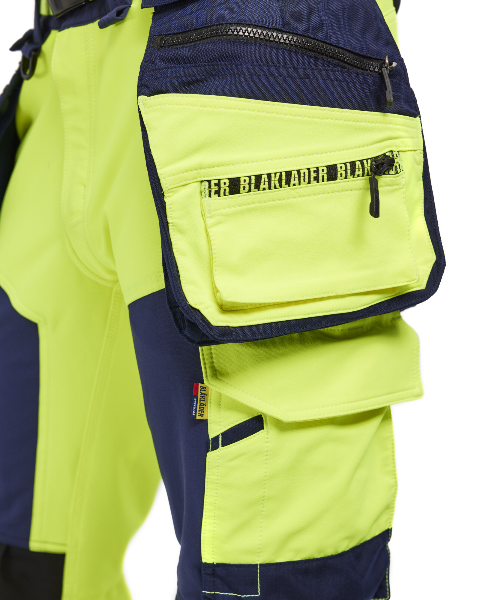 Damen High Vis Arbeitshose 4-Wege-Stretch