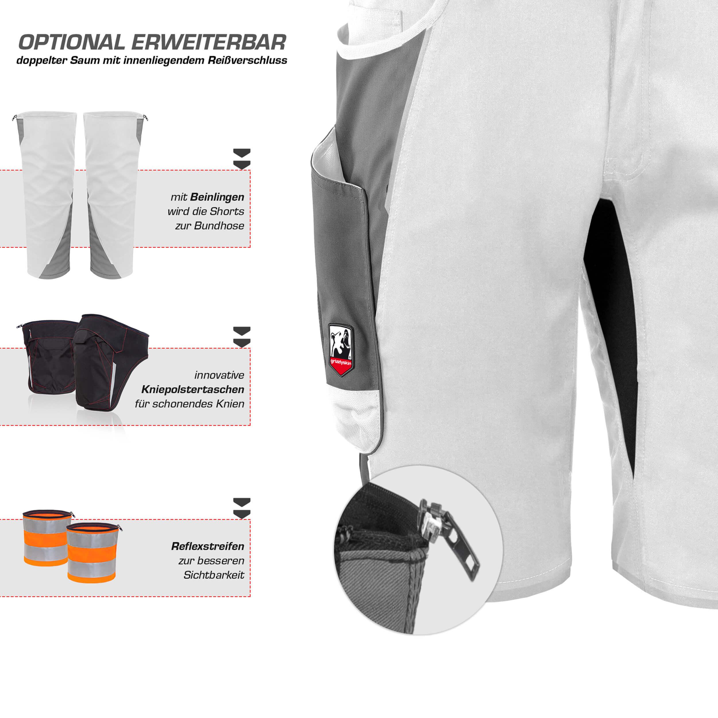 Arbeitsshorts "grizzlyskin IRON"
