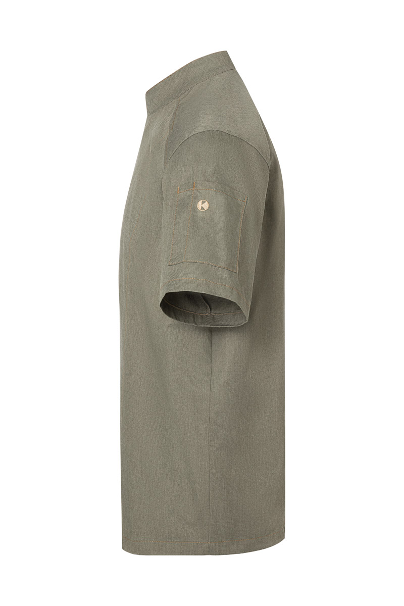 Kurzarm Kochjacke Jeans-Style