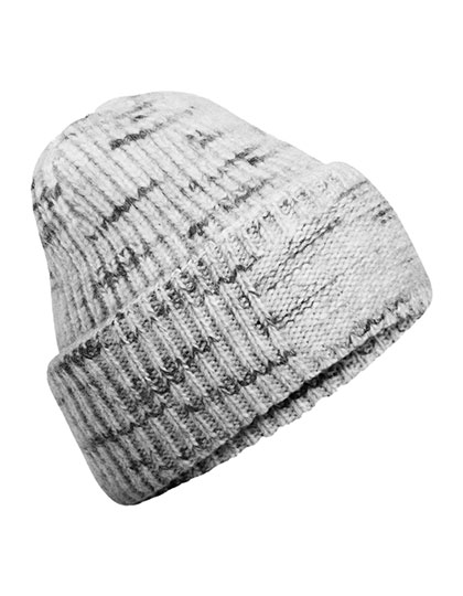 Chunky Knitted Patch Beanie
