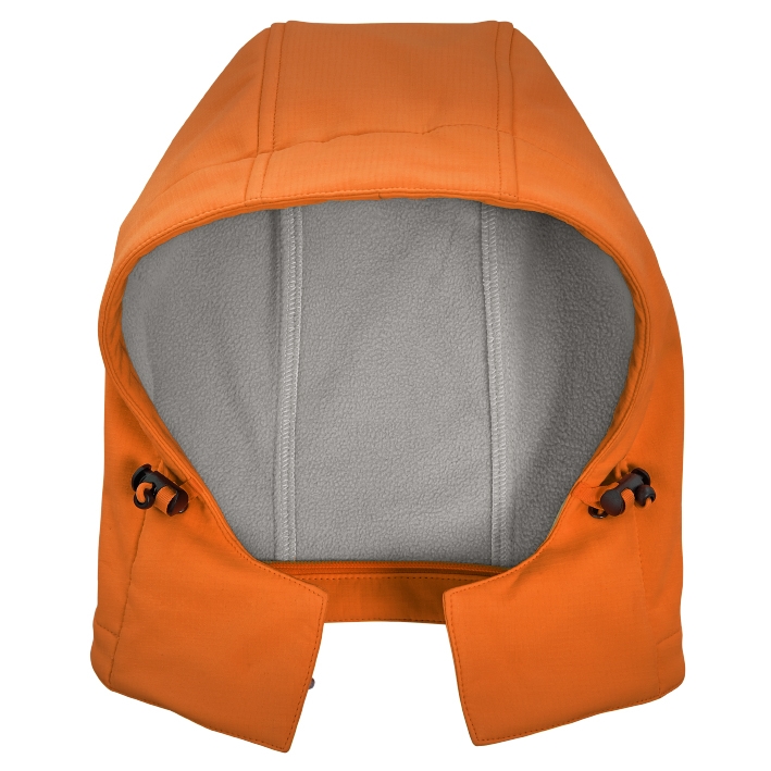 4PROTECT® Warnschutz Softshellkapuze leuchtorange