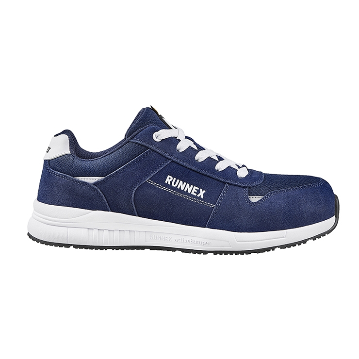 RUNNEX® S3S-ESD-Sicherheitshalbschuhe SportStar blau/weiß