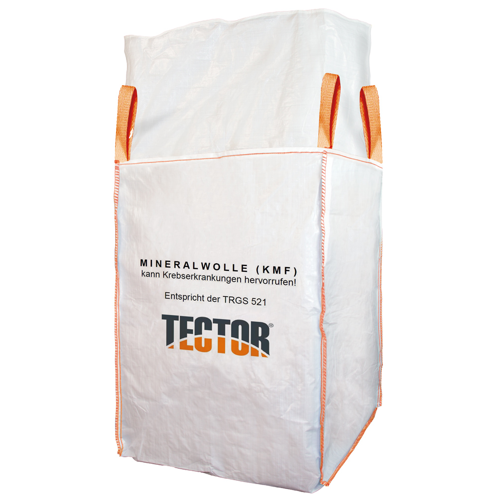Bigbag Mineralwolle, 4 Hebeschlaufen,