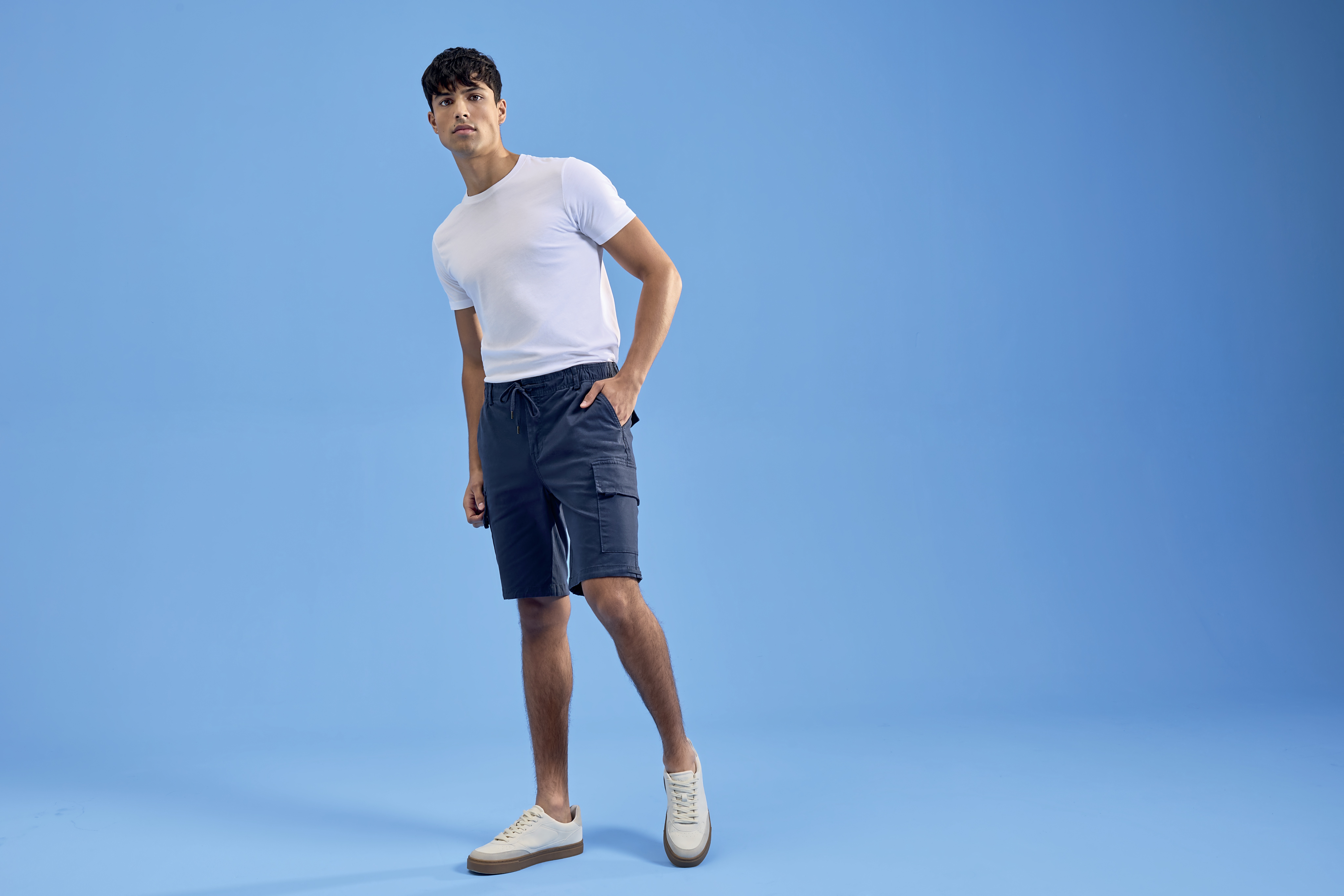 Men´s Drawstring Cargo Utility Shorts