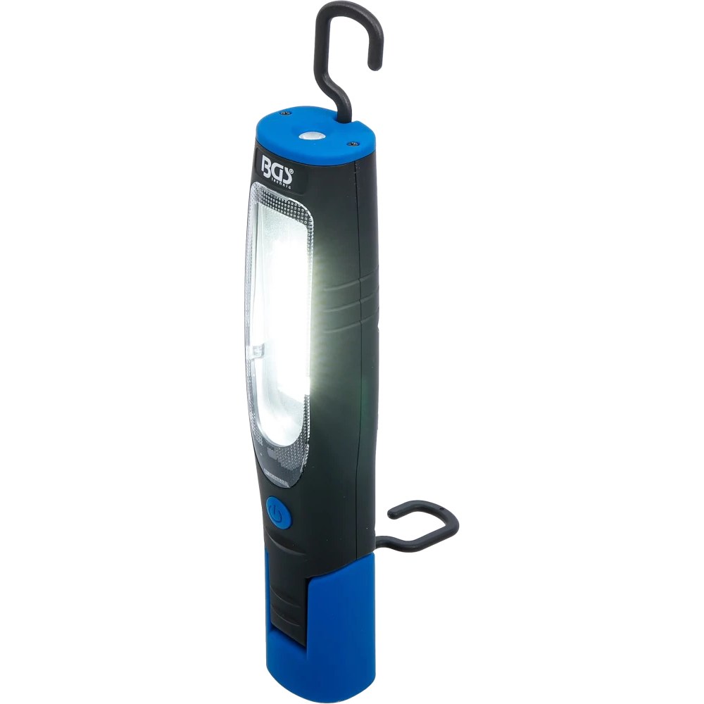 COB-LED-Werkstattleuchte mit Magnet und Haken