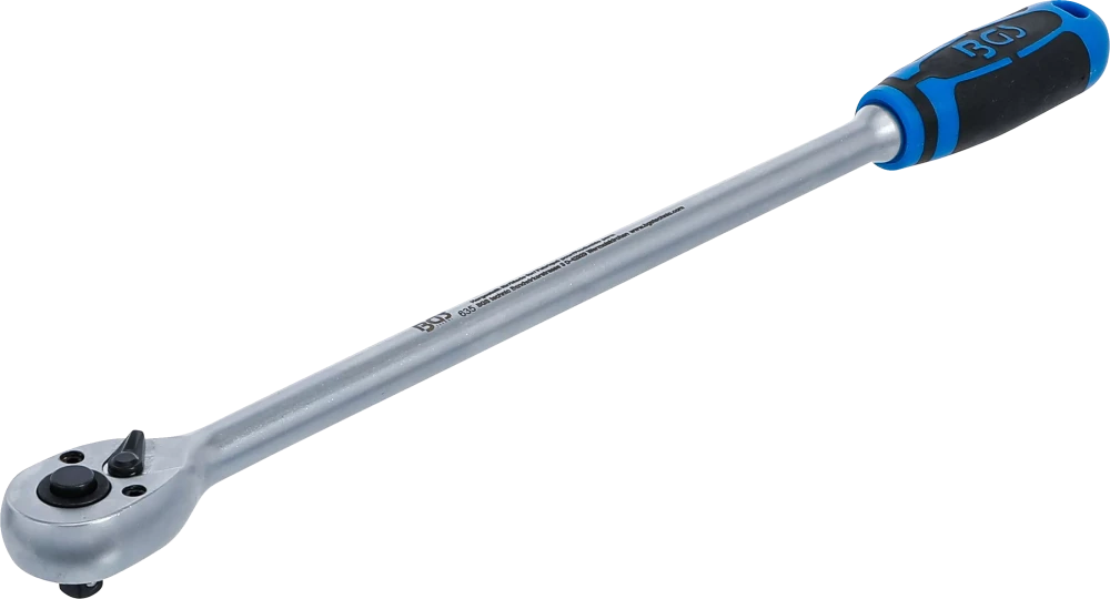 Umschaltknarre, extra lang, Abtrieb Außenvierkant 6,3 mm (1/4"), 300 mm