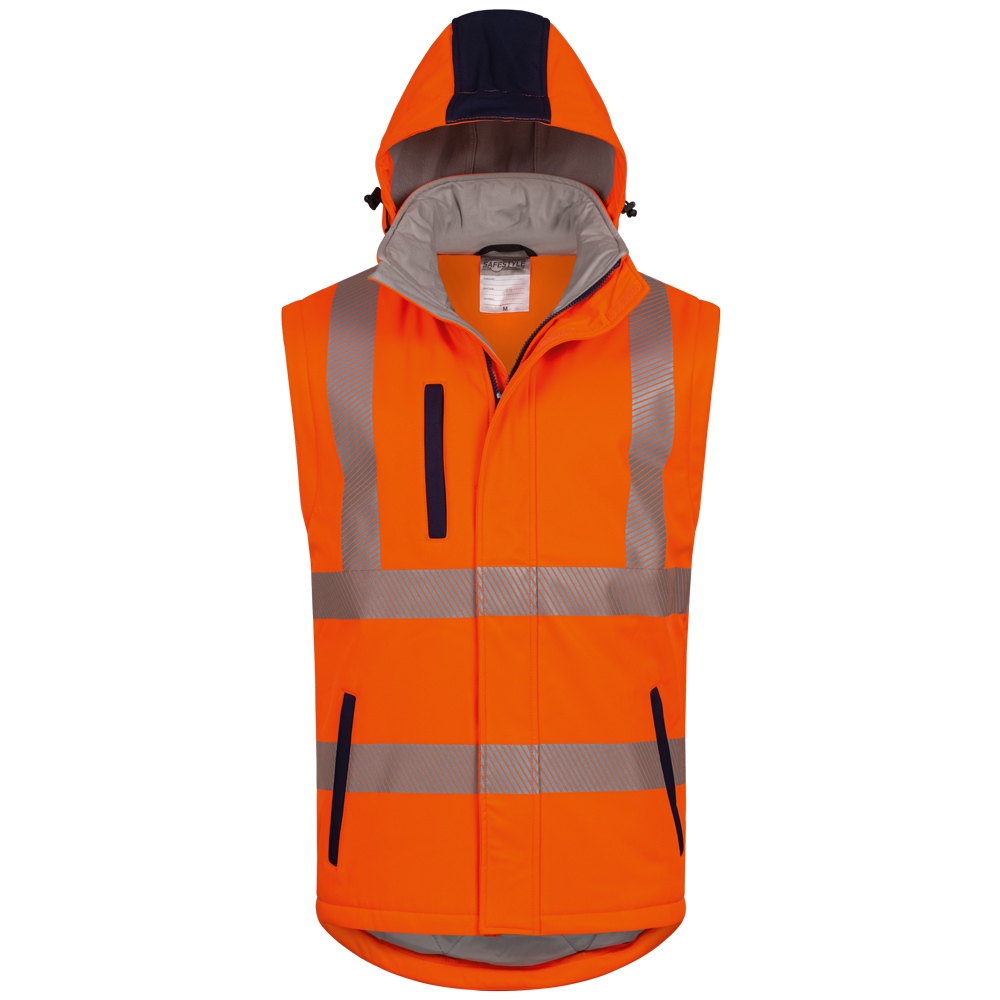 Wattierte Warnschutz-Softshelljacke Sverre