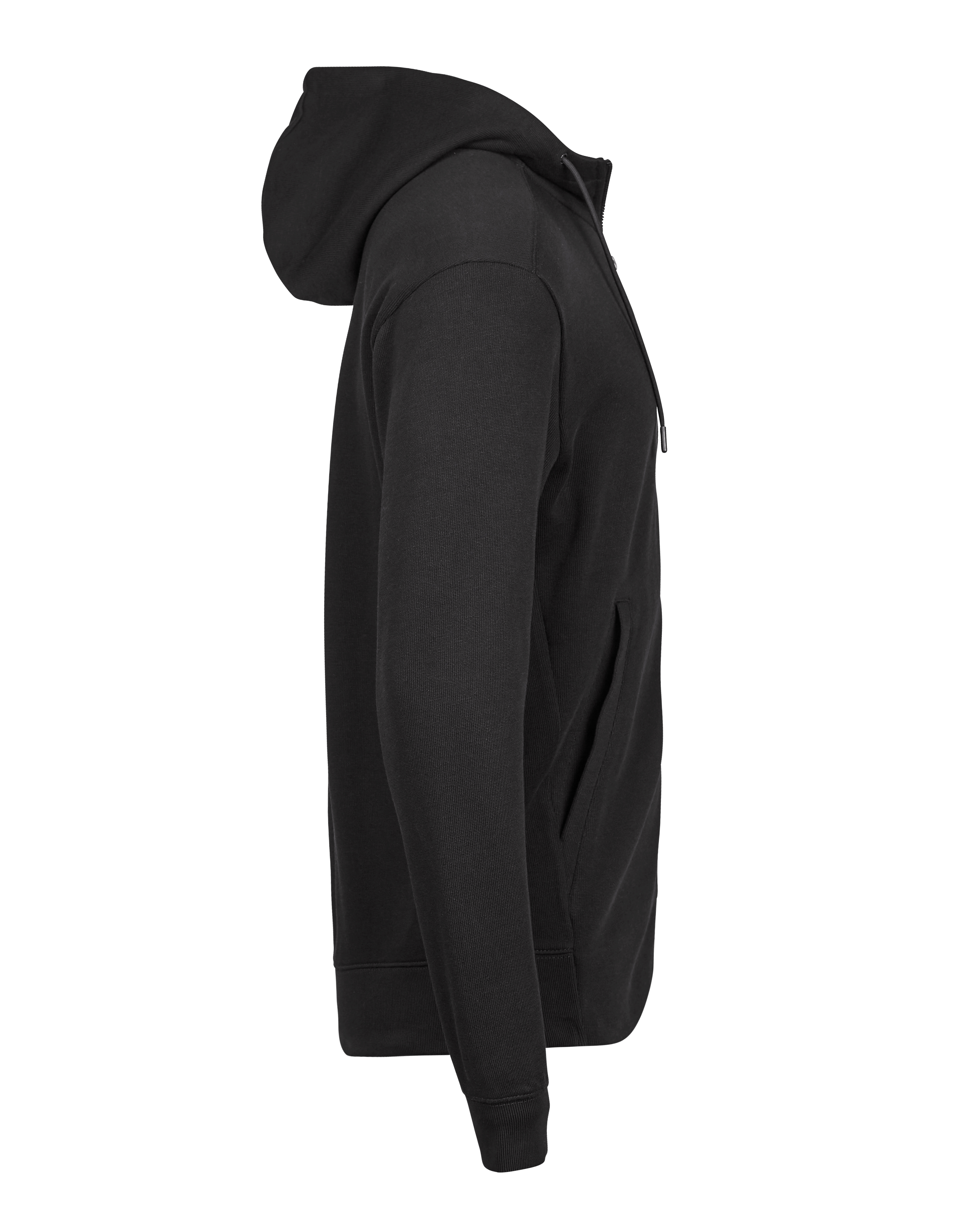 Sweatshirt – Ribbed Interlock Hooded Full Zip