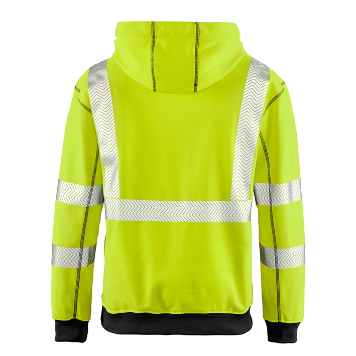 4PROTECT® Warnschutz UV-Hoodie Portland leuchtgelb