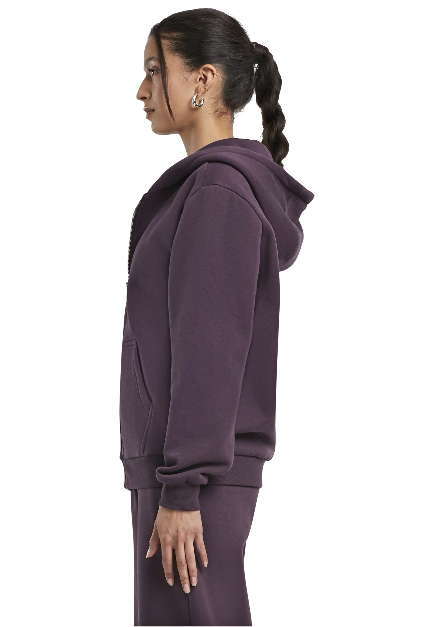 Sweatshirt – Ladies Fluffy Zip Hoody