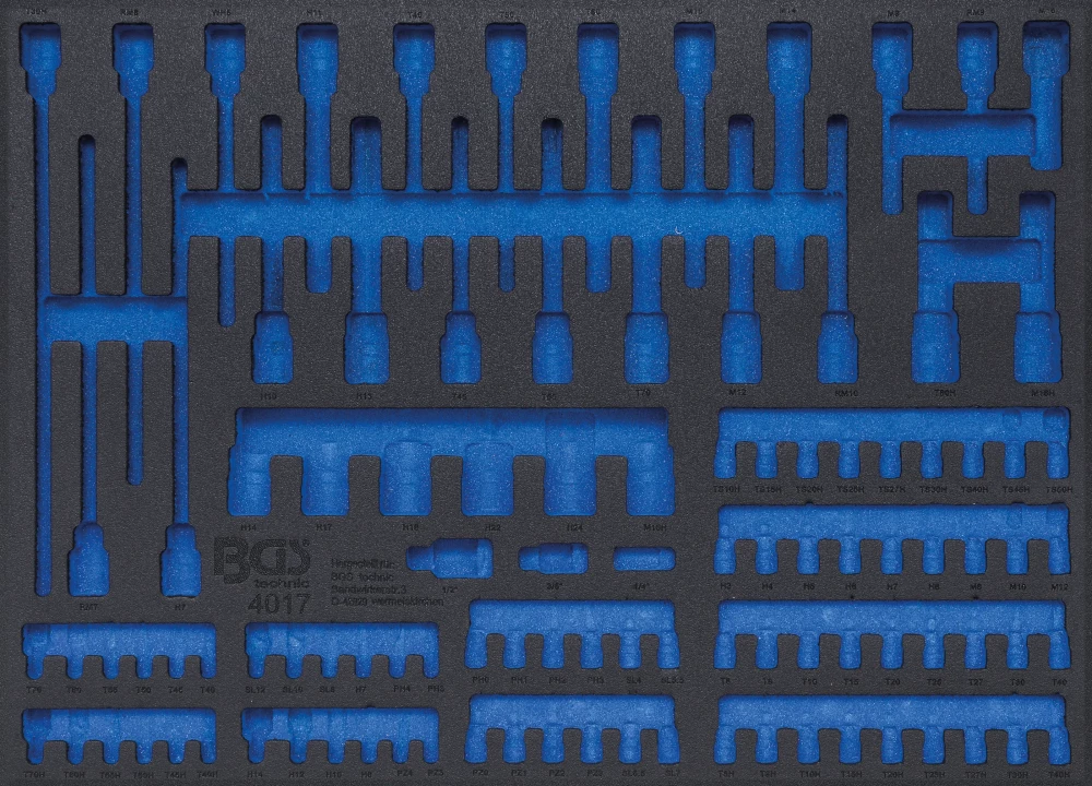 Werkstattwageneinlage 3/3, leer, für Art. 4017