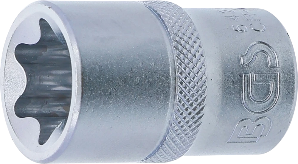 Steckschlüssel-Einsatz E-Profil, Antrieb Innenvierkant 12,5 mm (1/2"), SW E20