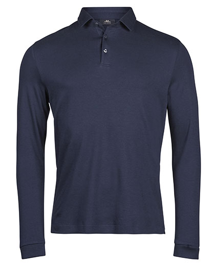 Pima Cotton Long Sleeve Polo