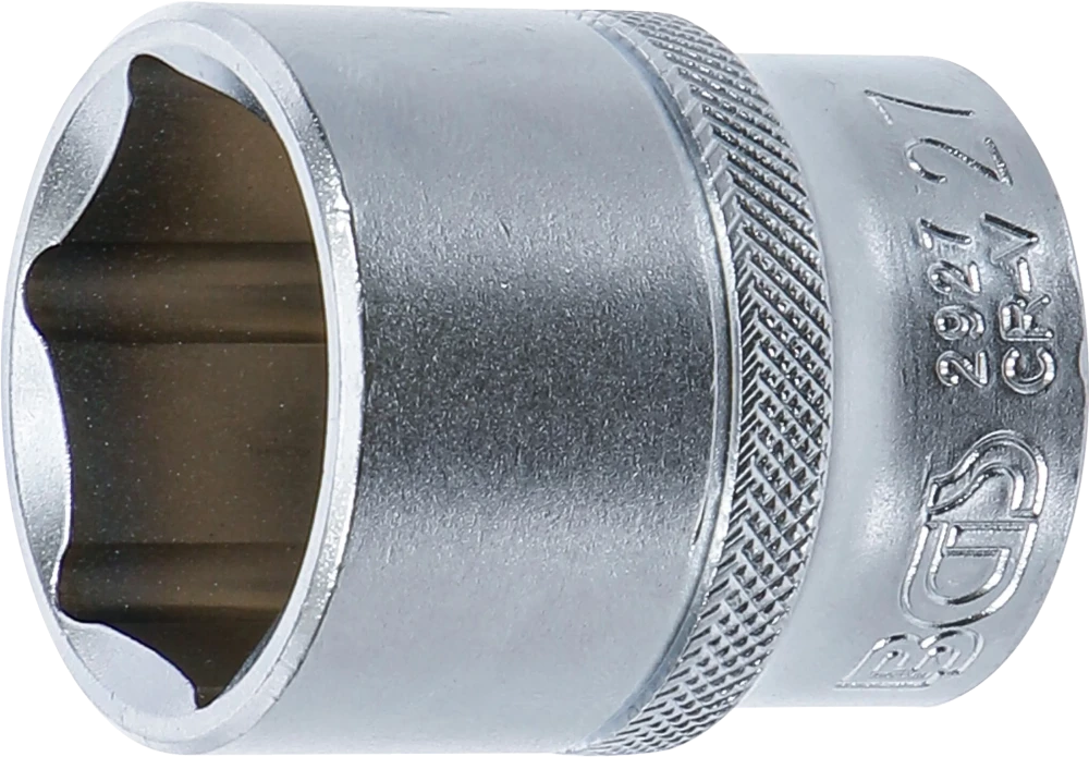 Steckschlüssel-Einsatz Sechskant, Antrieb Innenvierkant 12,5 mm (1/2"), SW 27 mm