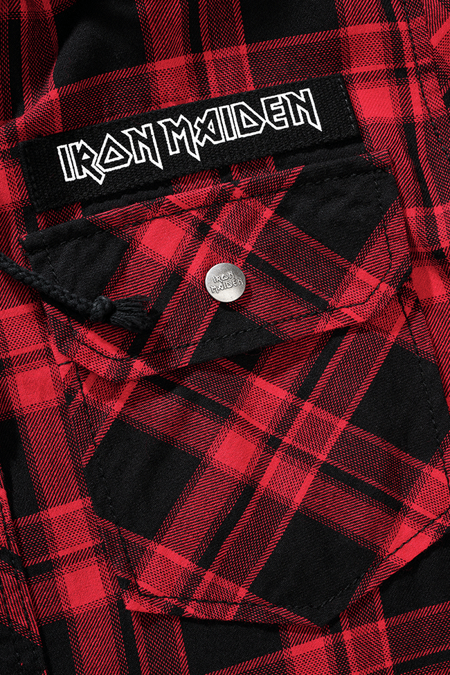 Iron Maiden Checkshirt Sweathood Eddy