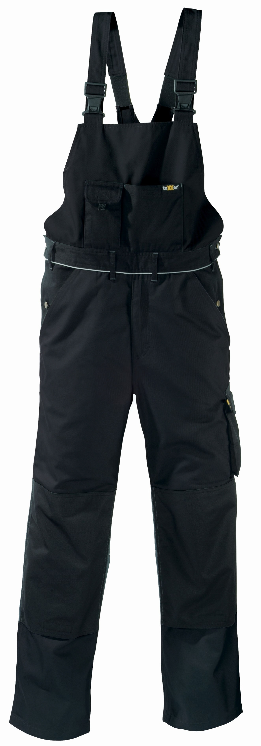 teXXor® Canvas (320 g/m²) Latzhose AMAZONAS schwarz
