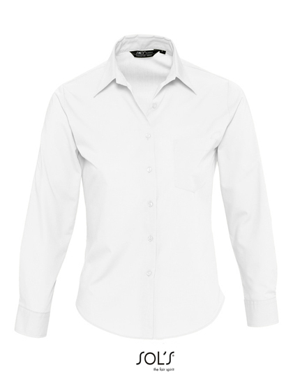 Bluse – Popeline-Blouse Executive Long Sleeve