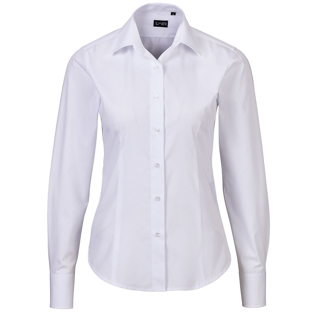 Damen Bluse langarm weiß