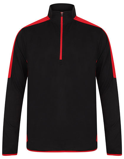 Pullover – Adults 1/4 Zip Midlayer With Contrast Panelling
