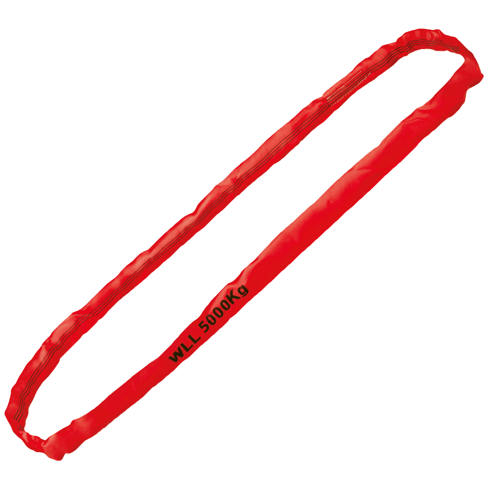 Rundschlinge, WLL 5000 kg, Rot