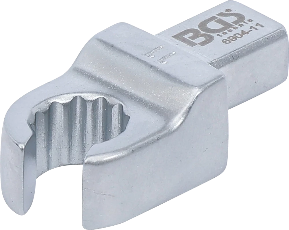 Einsteck-Ringschlüssel, offen, 11 mm, Aufnahme 9 x 12 mm