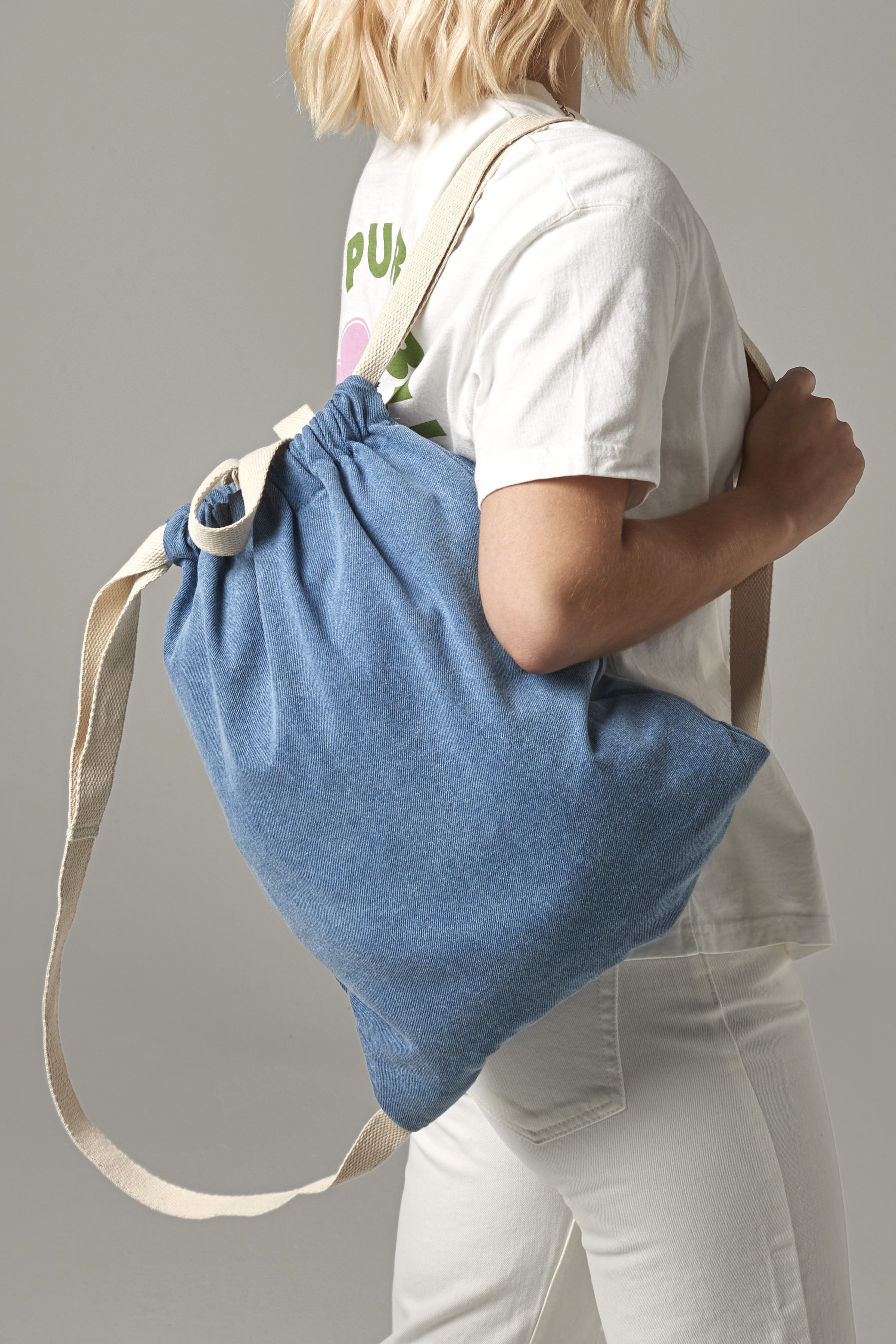 Tasche – Denim Gymsac