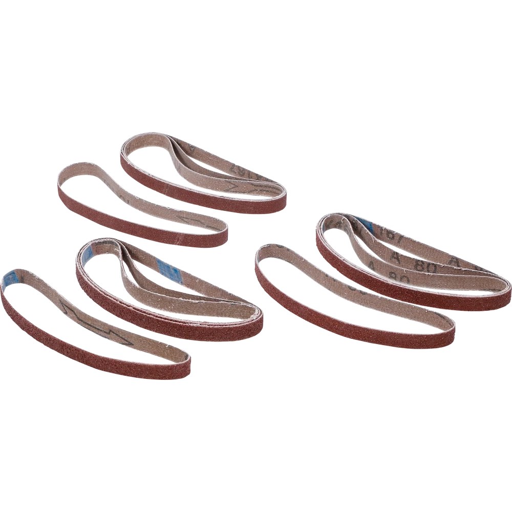 Schleifband-Satz, für Art. 8853, 10 mm x 330 mm, K 60 - 80 - 120, 12 tlg.
