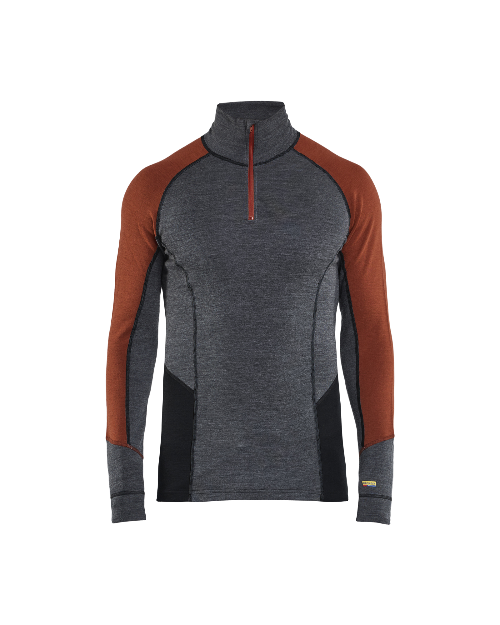 Unterhemd Half-Zip XWARM, 100% Merino