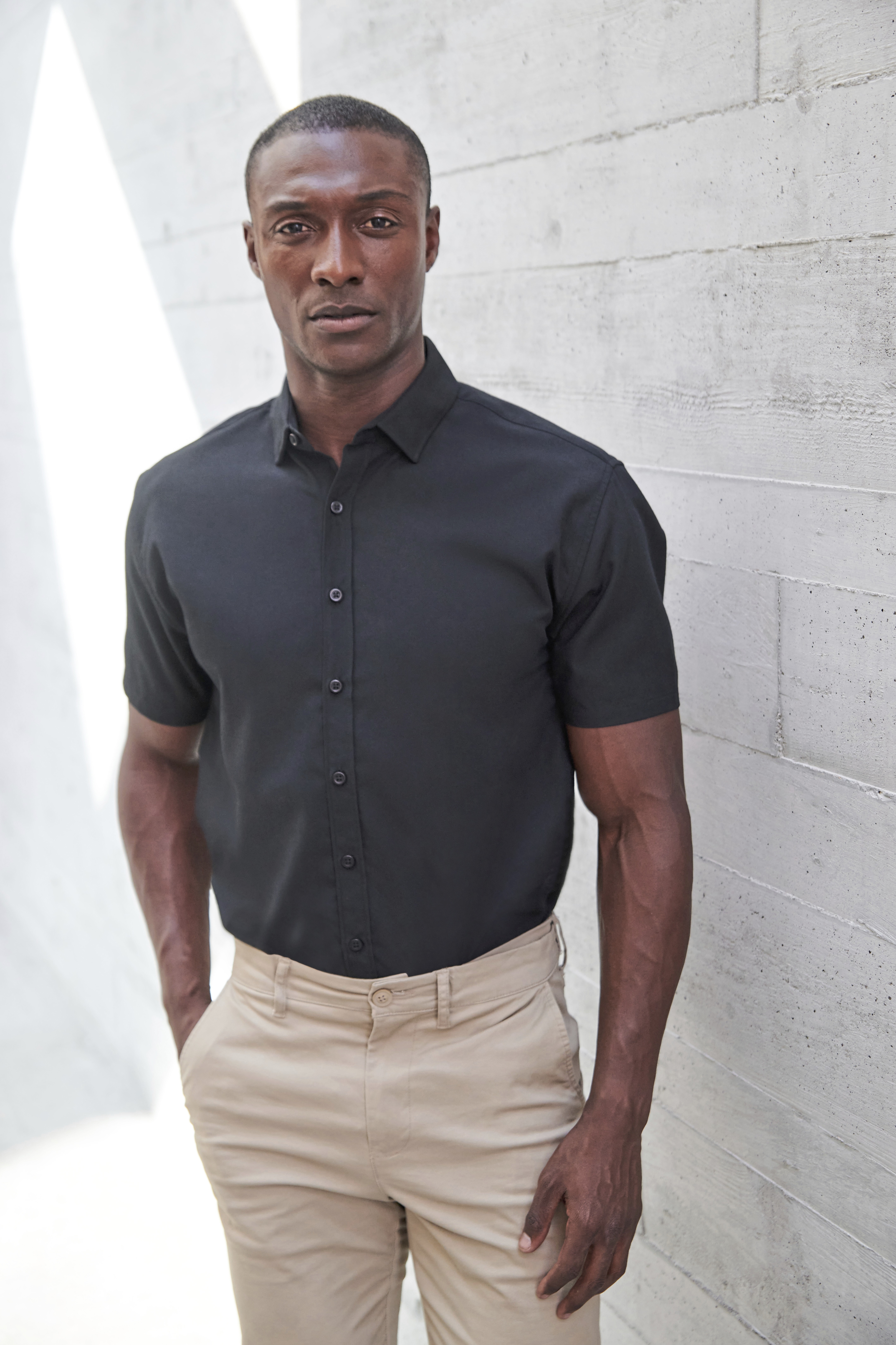 Hemd – Men´s Short Sleeved ´Cotton Feel´ Coolplus Shirt