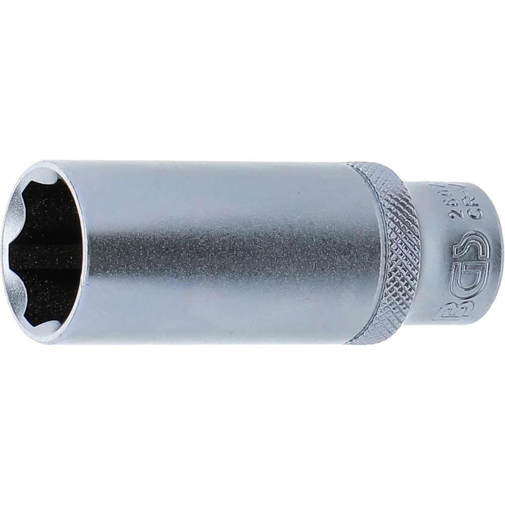 Steckschlüssel-Einsatz Super Lock, tief, Antrieb Innenvierkant 10 mm (3/8"), SW 17 mm