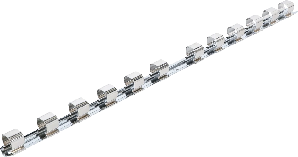 Aufsteckschiene mit 12 Clips, 20 mm (3/4")