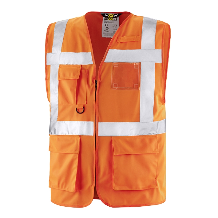 teXXor® Warnschutz-Weste DUNDAS leuchtorange
