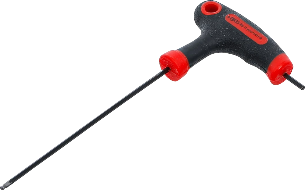Schraubendreher mit T-Griff und seitlicher Klinge, Innensechskant / Innensechskant mit Kugelkopf 2 mm