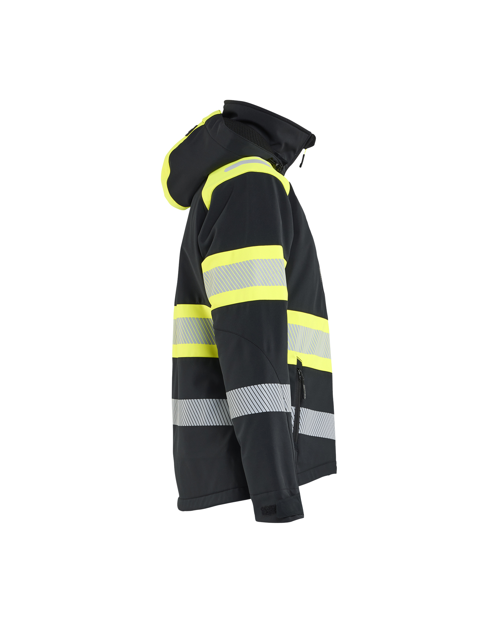 Damen High Vis Softshell Winterjacke leicht gefüttert
