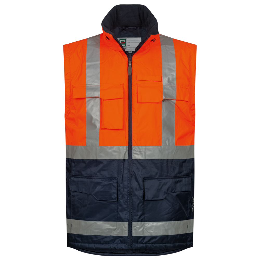 Warnschutz-Parka Orange/Marine Wallace