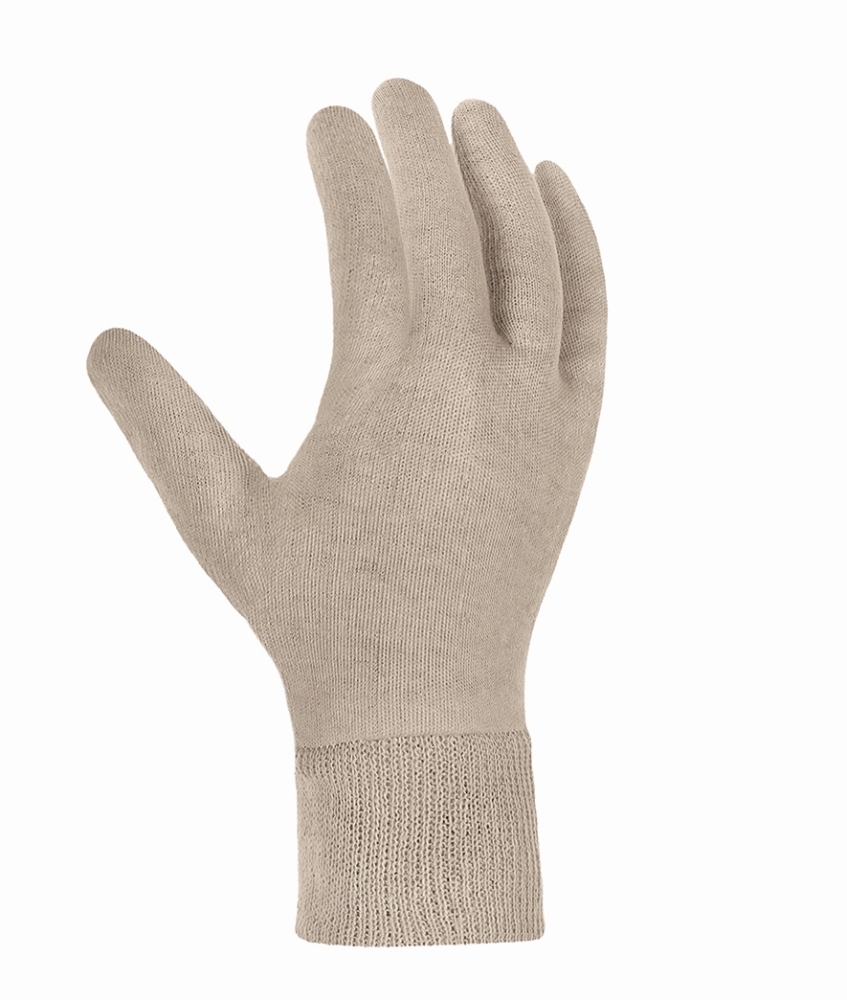 teXXor® Baumwolltrikot-Handschuhe SCHWER rohweiß